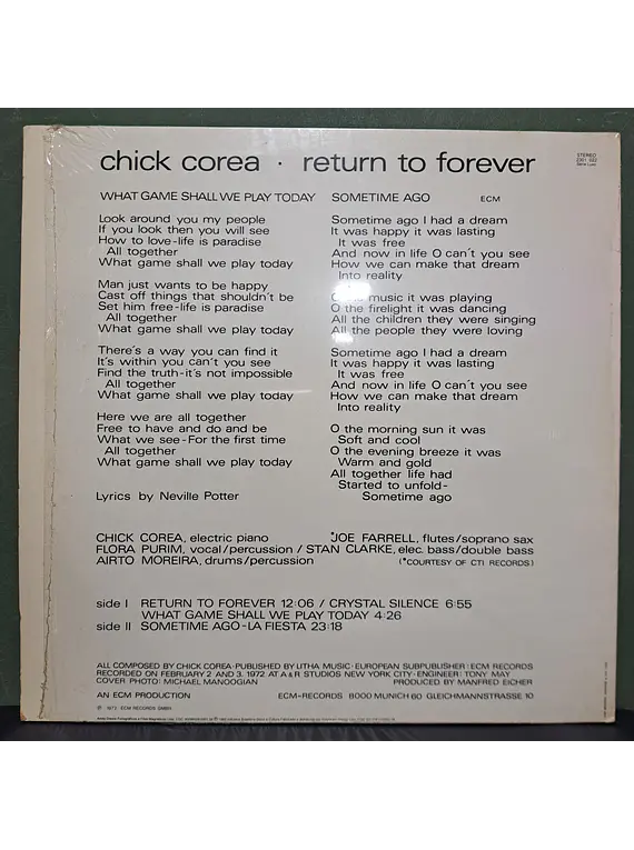 Chick Corea – Return To Forever