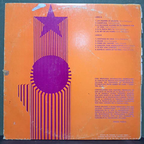 Silvio Rodriguez - Pablo Milanes – Cuba Nueva Trova