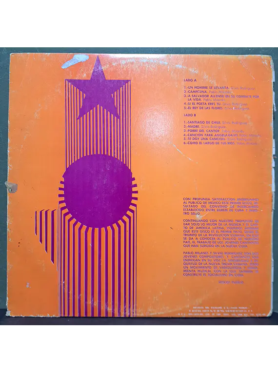 Silvio Rodriguez - Pablo Milanes – Cuba Nueva Trova
