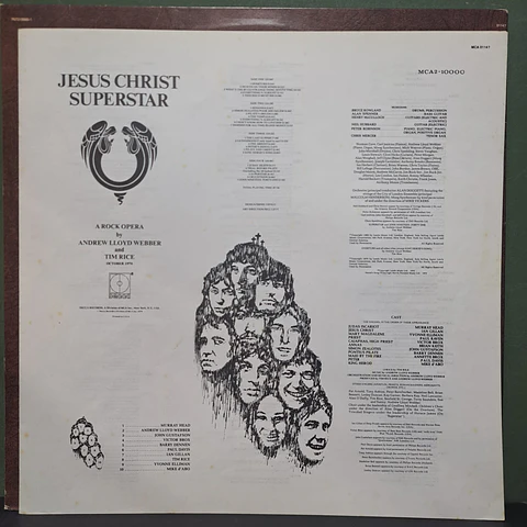 Jesus Christ Superstar - A Rock Opera - Andrew Lloyd Webber & Tim Rice 