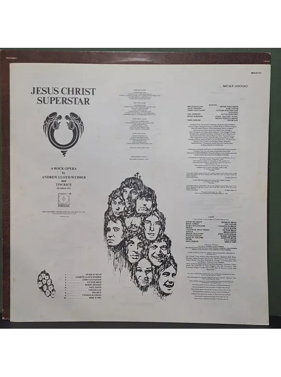 Jesus Christ Superstar - A Rock Opera - Andrew Lloyd Webber & Tim Rice 