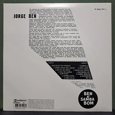 Jorge Ben – Ben É Samba Bom