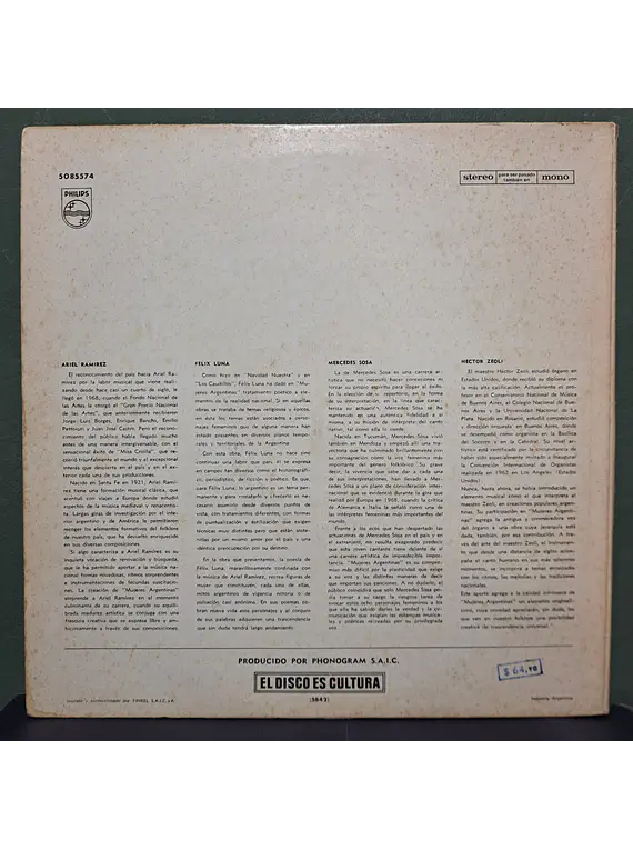 Mercedes Sosa – Mujeres Argentinas