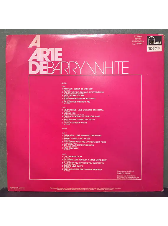 Barry White – A Arte De Barry White