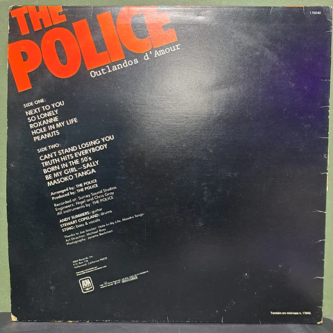 Police, The – Outlandos D'Amour
