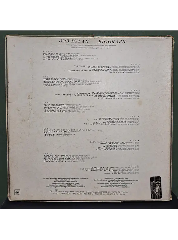 Bob Dylan – Biograph