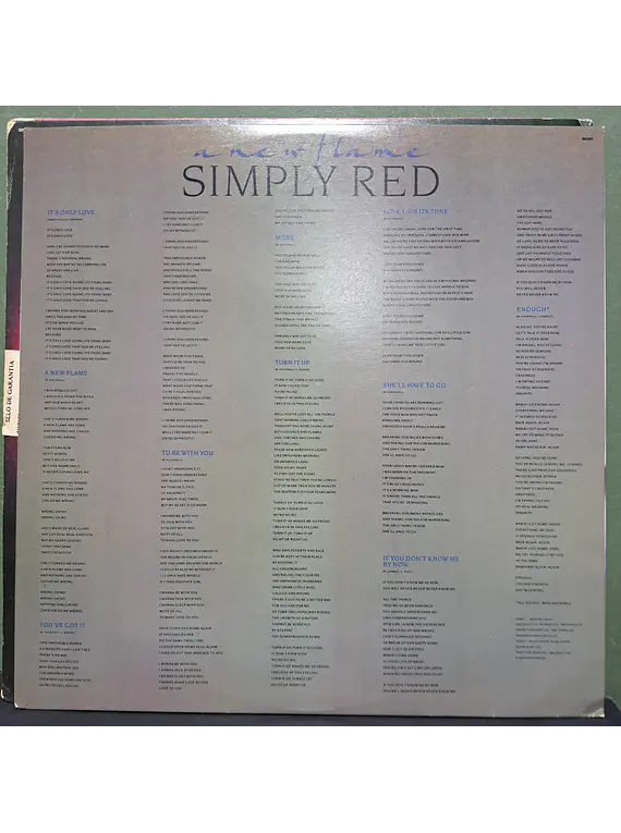 Simply Red – A New Flame