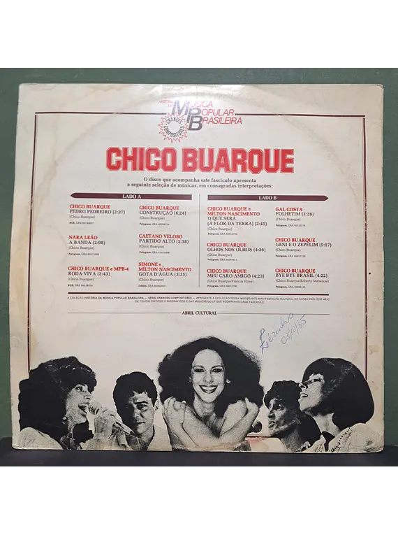 Chico Buarque– História Da Música Popular Brasileira