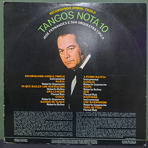 José Fernandes E Sua Orquestra Típica – Tangos Nota 10 (Volume 3)
