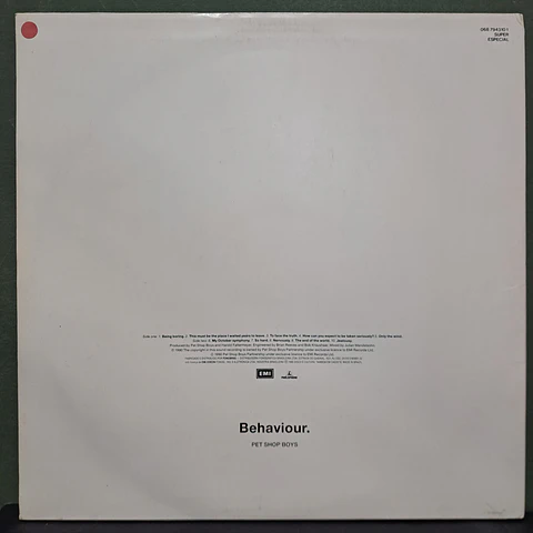 Pet Shop Boys – Behaviour