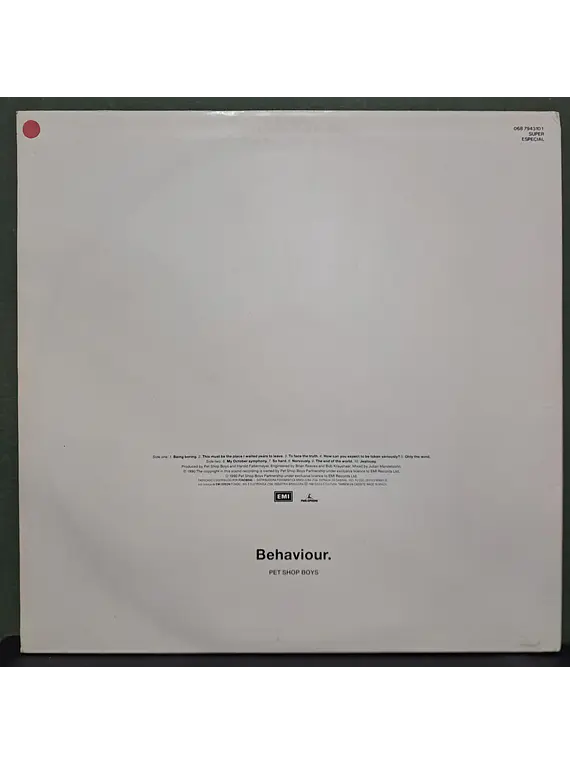 Pet Shop Boys – Behaviour