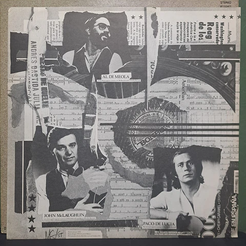 John McLaughlin - Al Di Meola - Paco De Lucía – Passion, Grace & Fire
