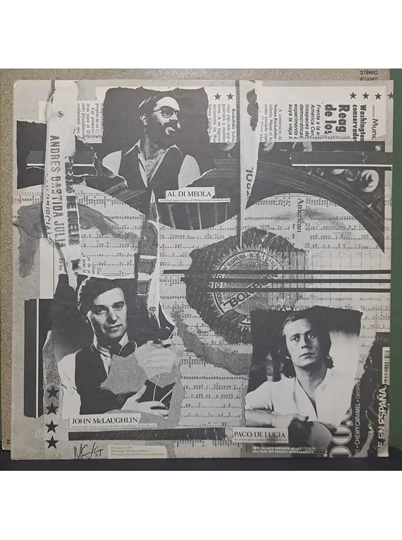 John McLaughlin - Al Di Meola - Paco De Lucía – Passion, Grace & Fire