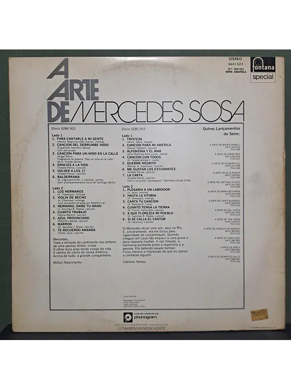 Mercedes Sosa – A Arte De Mercedes Sosa
