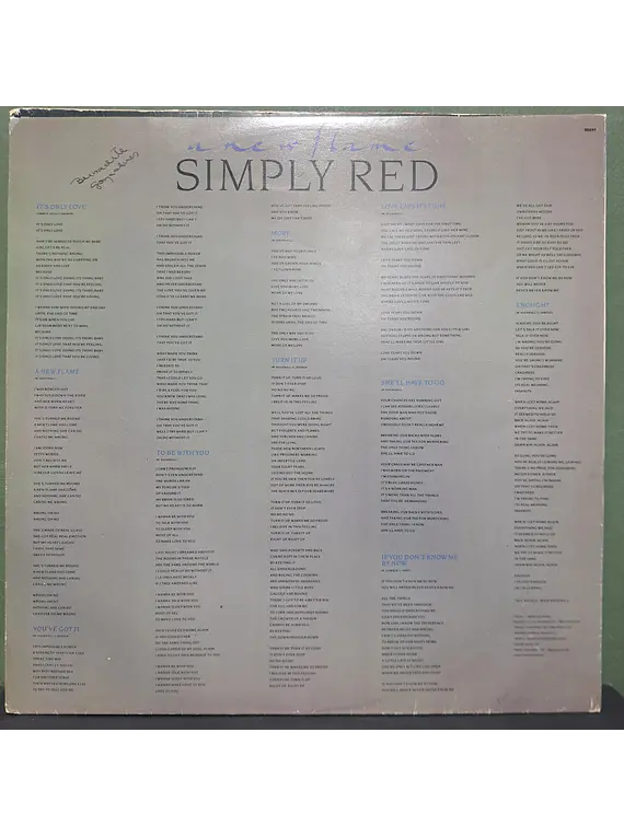Simply Red – A New Flame