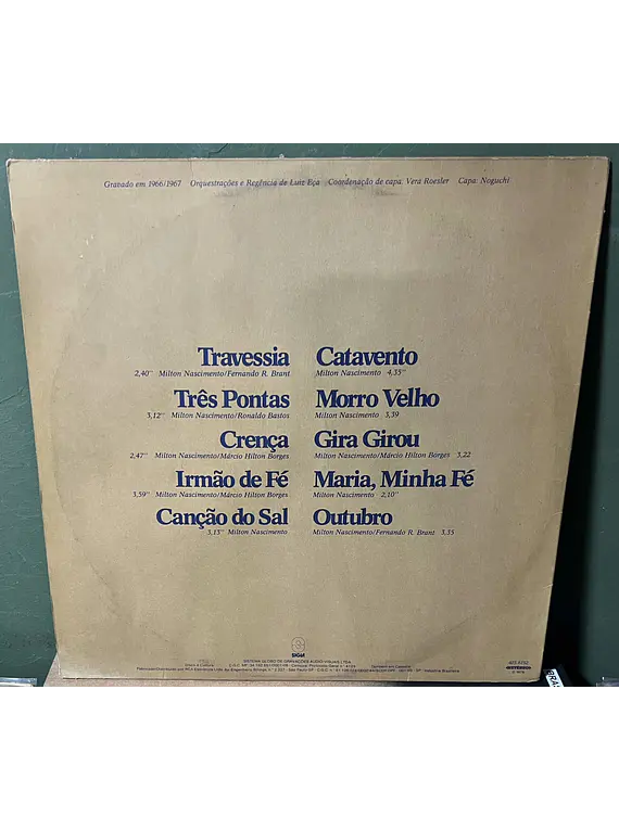 Milton Nascimento – Travessia (1º LP de Milton)