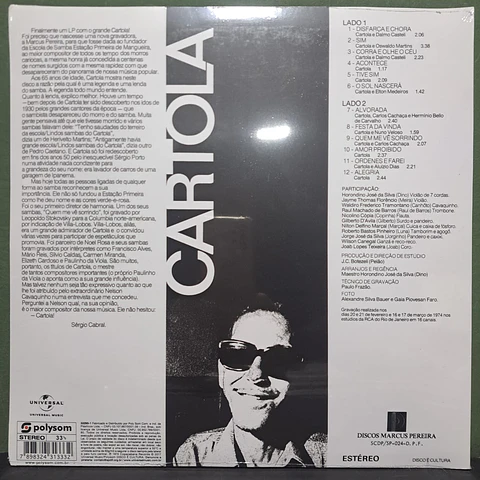 Cartola – Cartola