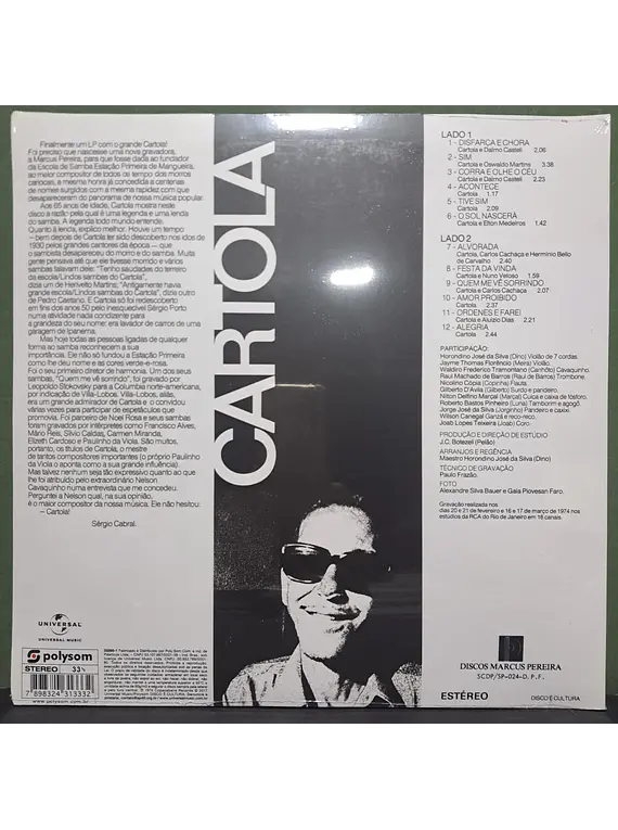 Cartola – Cartola