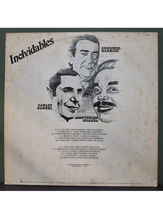 Gregorio Barrios, Bienvenido Granda, Carlos Gardel – Inolvidables
