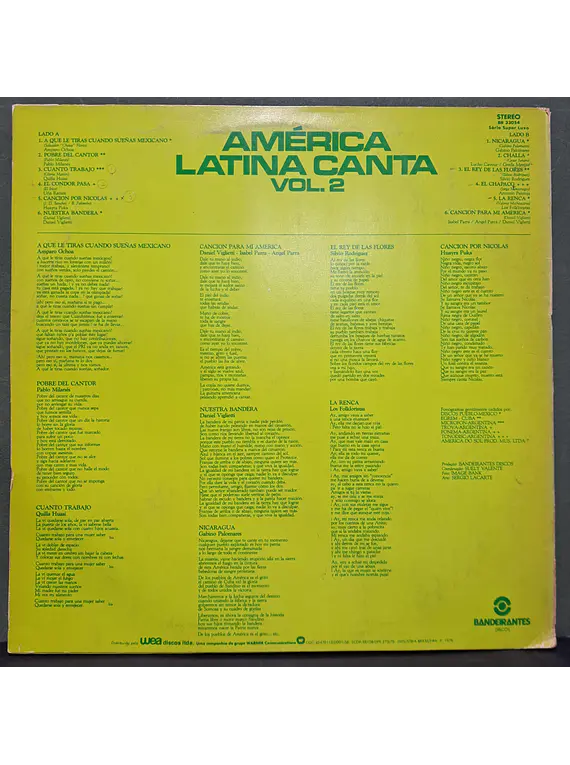 Various – América Latina Canta Vol. 2