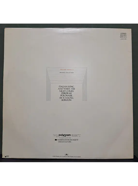 Jon & Vangelis – Private Collection