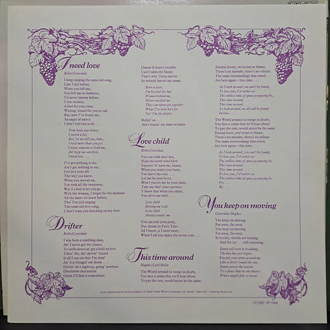 Deep Purple – Come Taste The Band (Eur)