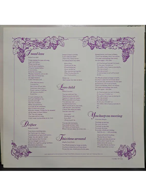 Deep Purple – Come Taste The Band (Eur)