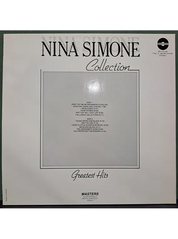 Nina Simone – Collection: Greatest Hits (Eur)
