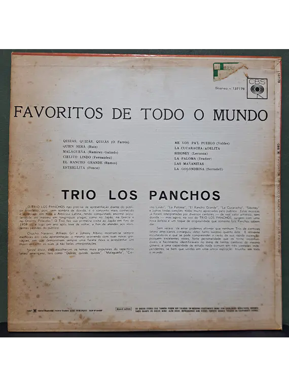 Trio Los Panchos – Favoritos De Todo O Mundo