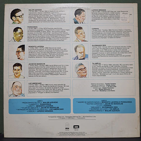 Various – Chôro No Céu: Chôros Famosos, Solistas Inesquecíveis