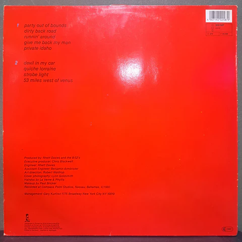 B-52's, The – Wild Planet (Eur)