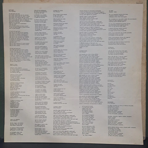 Chico Buarque – Chico Buarque En Español
