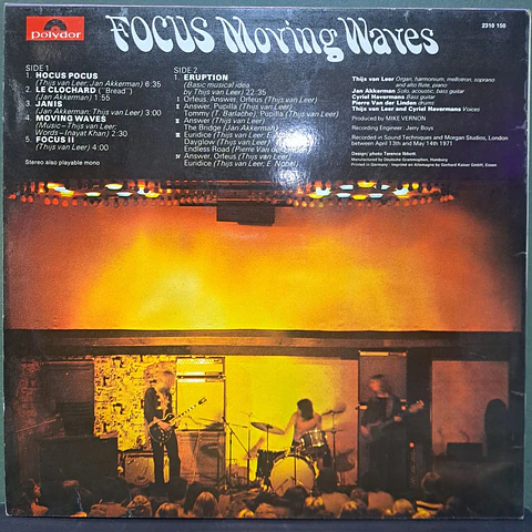 Focus  – Moving Waves (Eur)