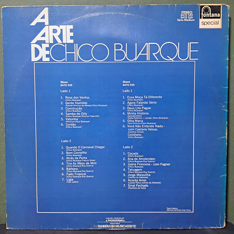 Chico Buarque – A Arte De Chico Buarque