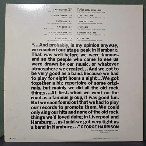 Beatles, The - In The Beginning (1961)  (Ed. Japón)