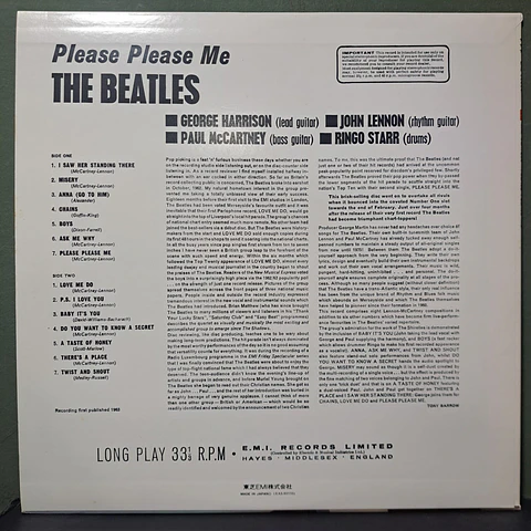 Beatles, The – Please Please Me (Ed. Japón)