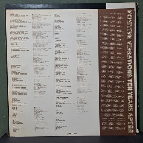 Ten Years After – Positive Vibrations (Ed. Japón)