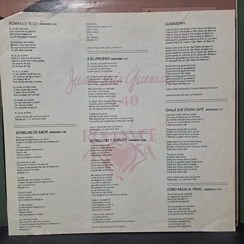 Juan Luis Guerra 4.40 – Romance Rosa (orig BR '92)