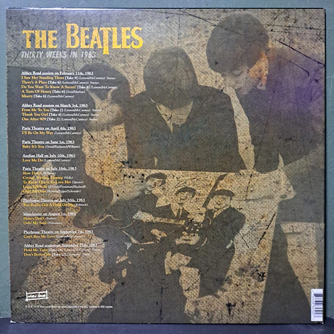 Beatles, The – Thirty Weeks In 1963