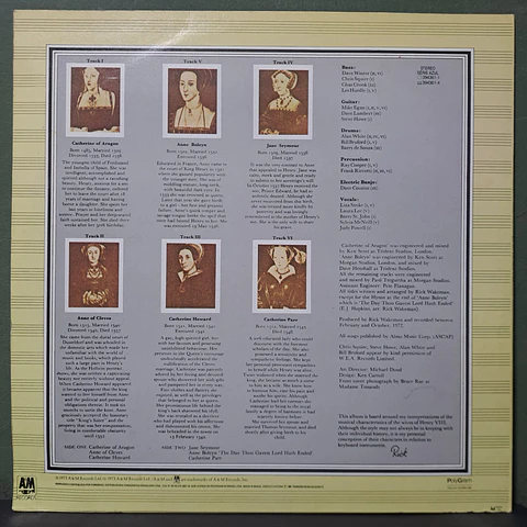 Rick Wakeman – The Six Wives Of Henry VIII