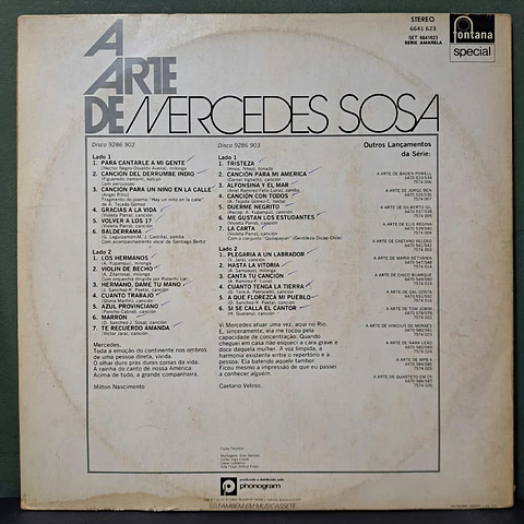 Mercedes Sosa – A Arte De Mercedes Sosa