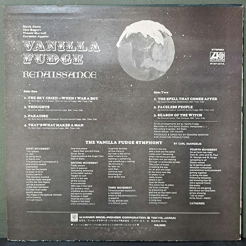 Vanilla Fudge – Renaissance (Ed. Japón)
