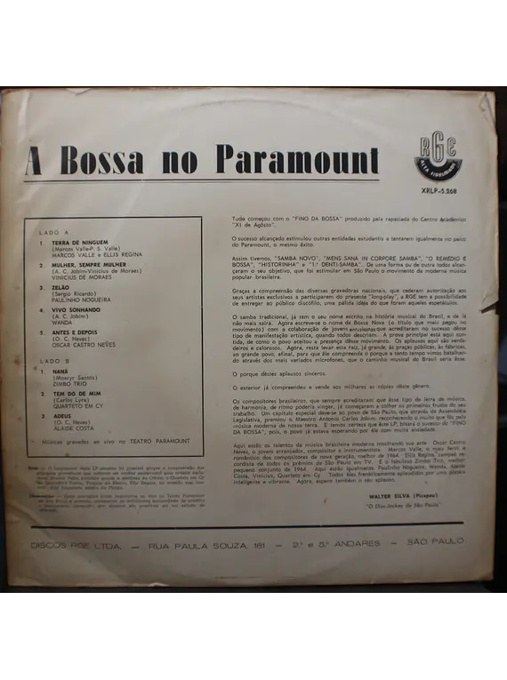 Various ‎– A Bossa No Paramount