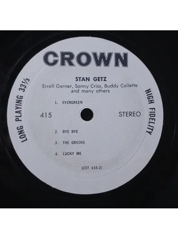 Stan Getz, Erroll Garner – Groovin' High (Ed USA)