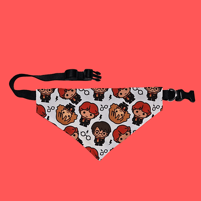 BANDANA MASCOTA HARRY POTTER BLANCO