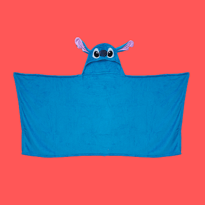 MANTA CON CAPUCHA STITCH