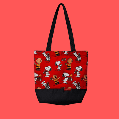 TOTEBAGS SNOOPY PATRON ROJO