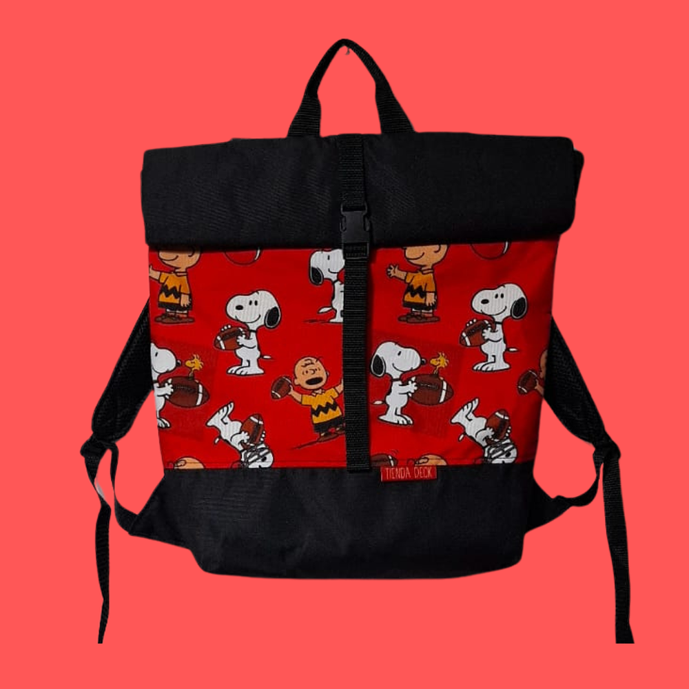 MOCHILA SNOOPY ROJO
