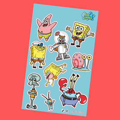 STICKERS BOB ESPONJA