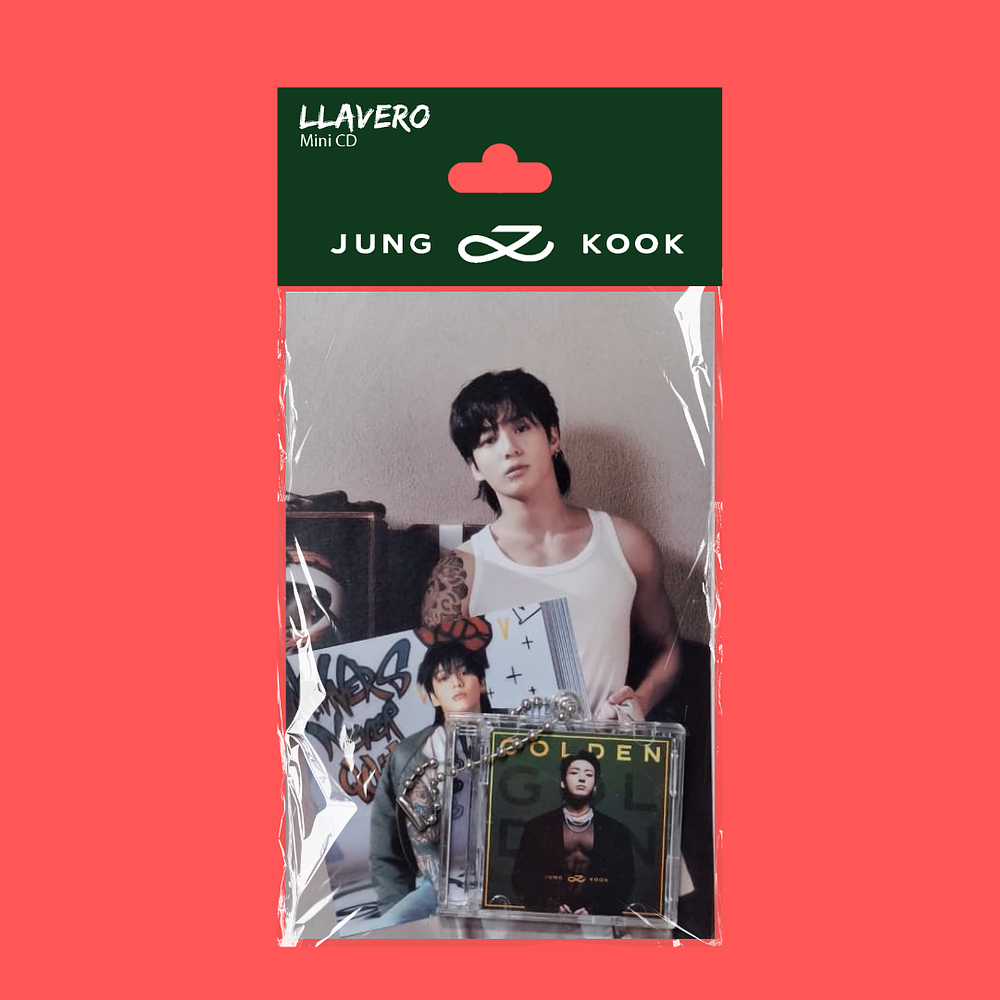 LLAVERO MINI CD GOLDEN JK